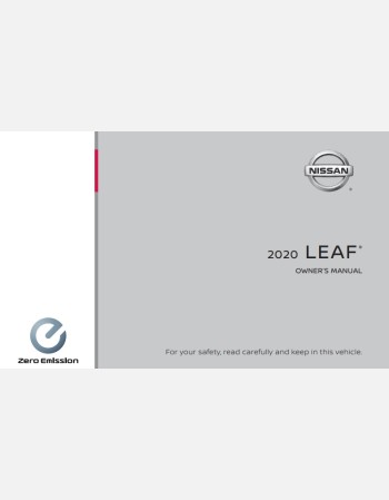 nissan leaf 2020 owners manual